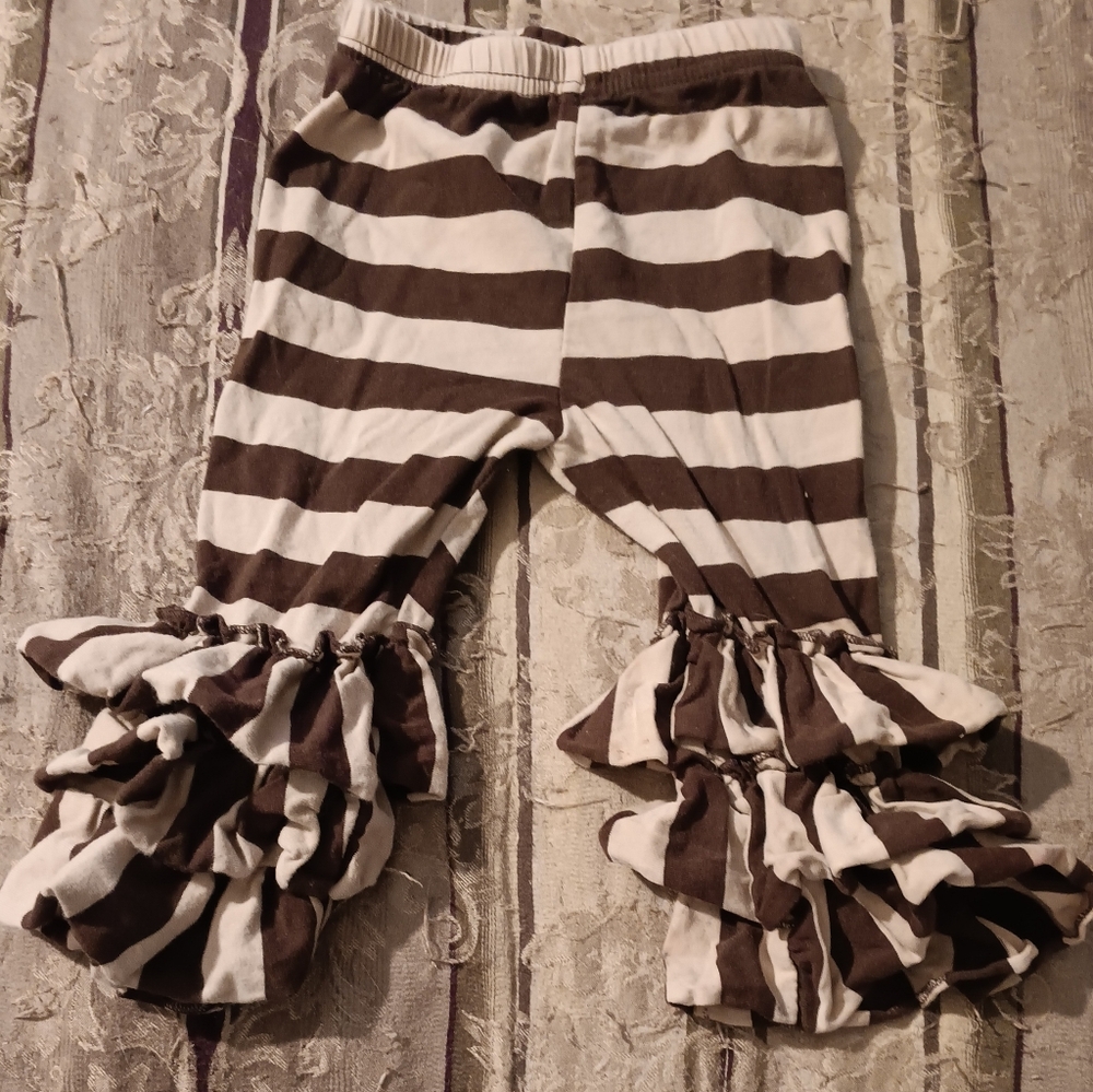 Brown stripped bottoms